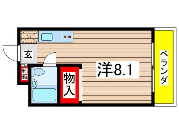 ドム・アコード協栄の物件間取画像